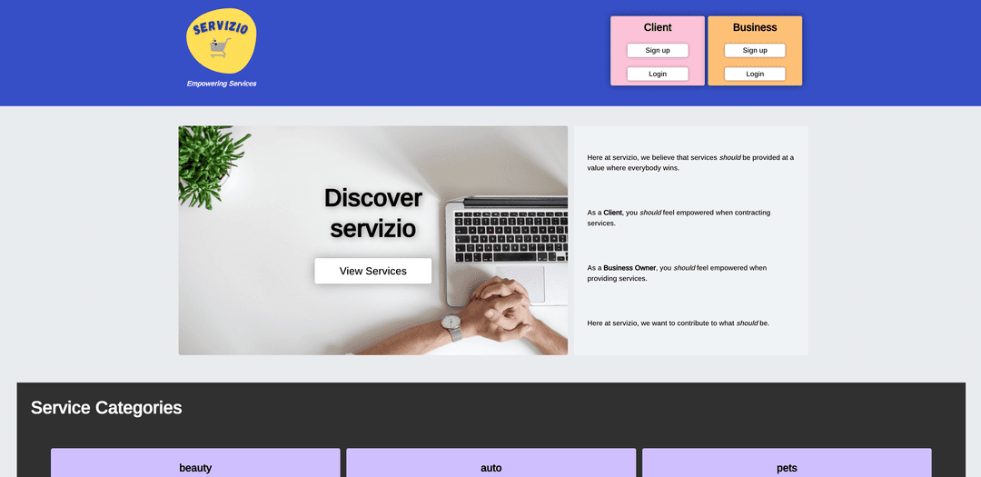 project UI image